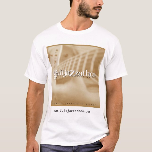Guitjazzathon CD T-Shirt (Front)