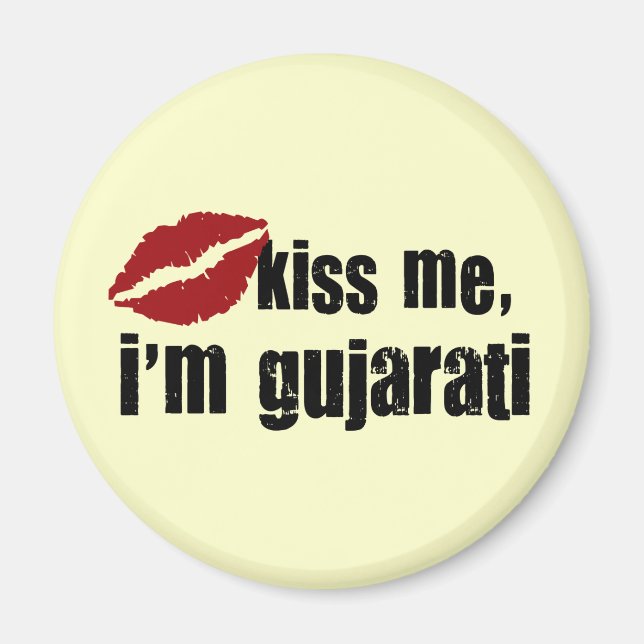 Gujrati Kiss Magnet (Front)