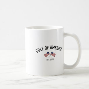 Gul-f Retro Of America Est 2025 Usa American Flag Coffee Mug