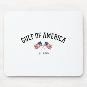 Gul-f Retro Of America Est 2025 Usa American Flag Mouse Mat