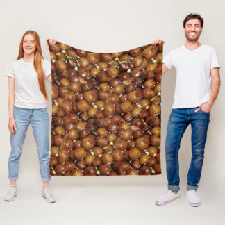 Gulab Jamun Dessert Sweet Food  Fleece Blanket
