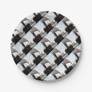 Gulet Under Sail Sailing Acrylic Painting Paper Plate
