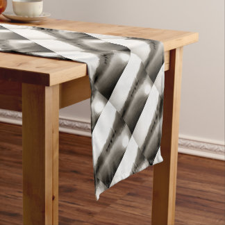 Gulets Ethereal In Grey Sailboat Painting Short Table Runner