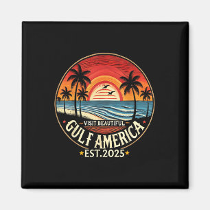 Gulf America Funny Trump Renaming Magnet