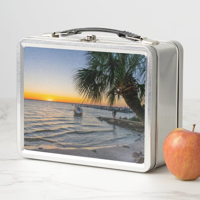 Gulf Breeze Florida Sunset Lunchbox (In Situ)