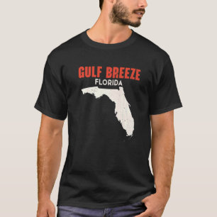 Gulf Breeze Florida USA State America Travel Flori T-Shirt