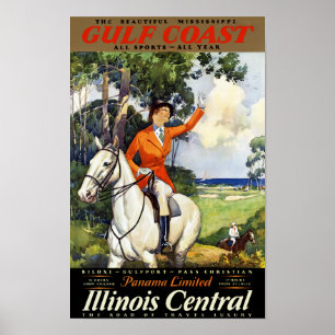 Gulf Coast ~ Panama Limited Poster