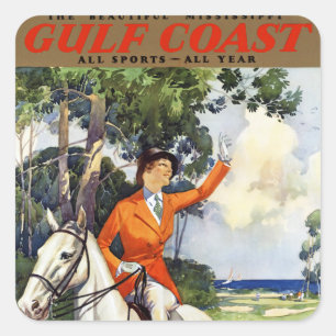 Gulf Coast Square Sticker