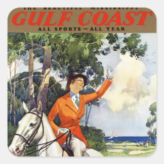 Gulf Coast Square Sticker