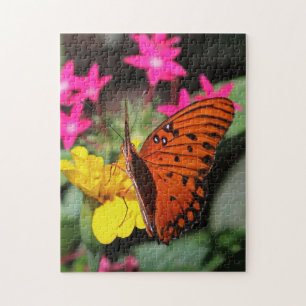 Gulf Fritillary Butterfly Jigsaw Puzzle