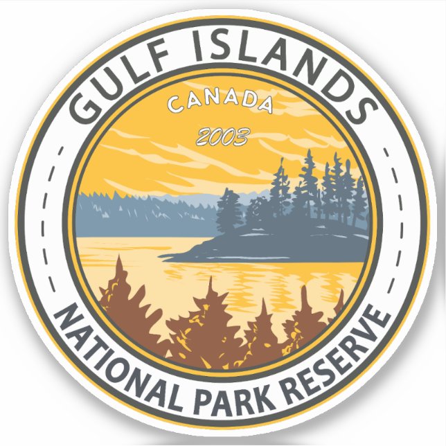 Gulf Islands National Park Reserve Canada Vintage (Front)