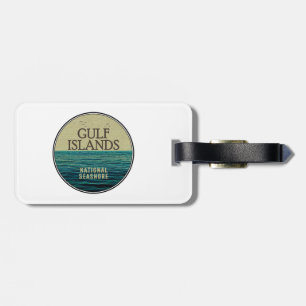Gulf Islands National Seashore Ocean Birds Luggage Tag
