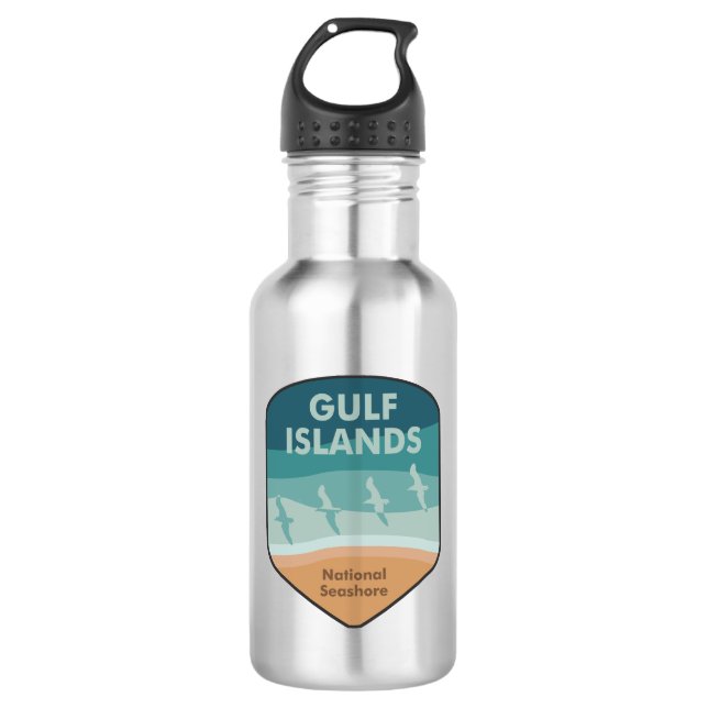 Gulf Islands National Seashore Seagulls 532 Ml Water Bottle (Front)