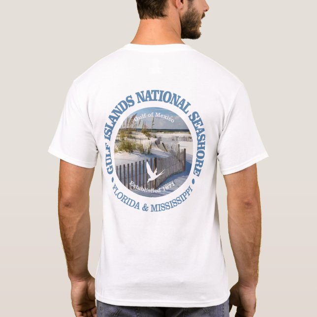 Gulf Islands National Seashore T-Shirt (Back)