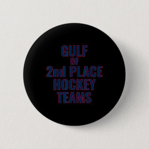 Gulf Of 2nd Place Hockey Teams Support Canada 6 Cm Round Badge