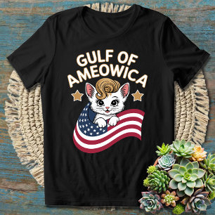 Gulf of Ameowica - Funny Patriotic Pun T-Shirt