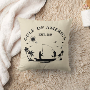 Gulf of America American patriotic fishing pole Cushion