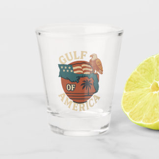 Gulf of America Beer Shot Glass