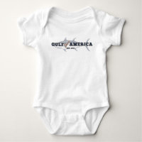 Gulf of America - Blue Fin - baby jumpsuit