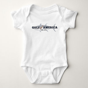 Gulf of America - Blue Fin - baby jumpsuit