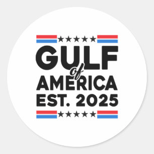 Gulf Of America  Classic Round Sticker