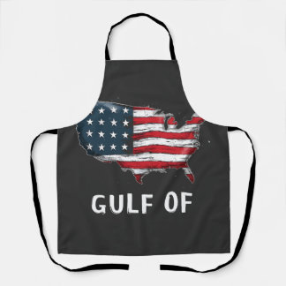 Gulf Of America Funny Trump East Cost Mexico  Apron