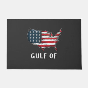 Gulf Of America Funny Trump East Cost Mexico Doormat