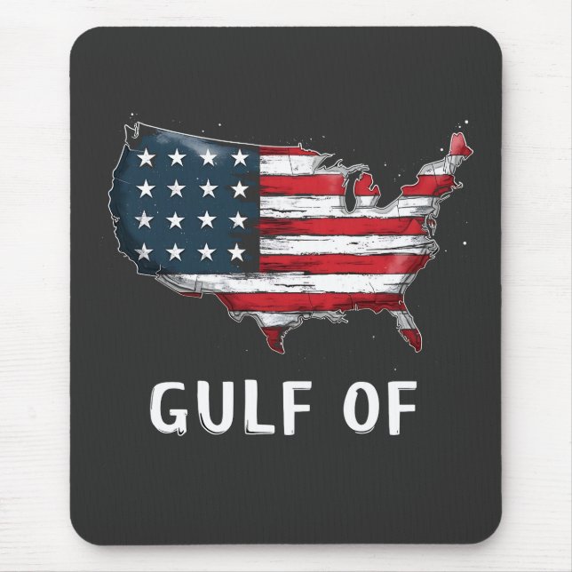 Gulf Of America Funny Trump East Cost Mexico  Mouse Mat (Front)
