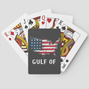 Gulf Of America Funny Trump East Cost Mexico  Playing Cards