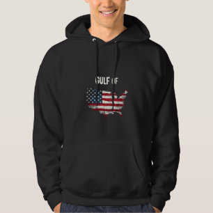 Gulf Of America Funny Trump USA Map Flag Hoodie