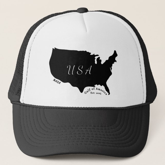 Gulf of America MAGA Trucker Hat (Front)