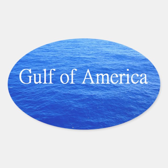 Gulf of America Map Coverup Sticker (Front)