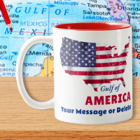 GULF of AMERICA MUG, Choose Style,Size, Colour