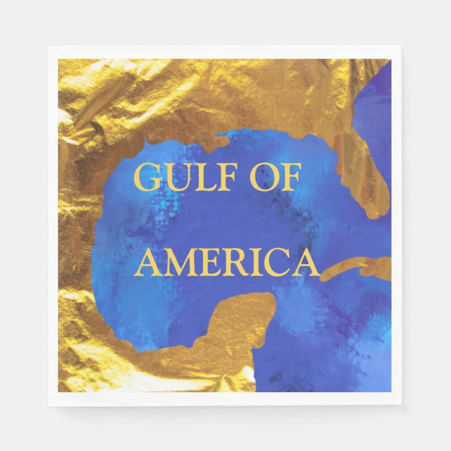 Gulf of America  Napkin (Front)