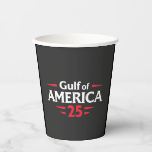 Gulf of America Patriotic American Trump USA Flag Paper Cups
