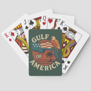 Gulf Of America Retro Playing Cards