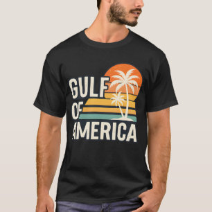 Gulf of America Retro Sunset Palm T-Shirt
