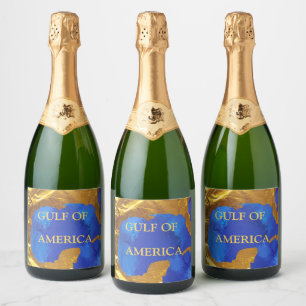 Gulf of America  Sparkling Wine Label