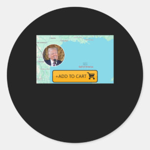 Gulf Of America Trump Classic Round Sticker