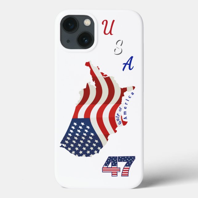 Gulf of America USA 47 Patriot Case-Mate iPhone Case (Back)