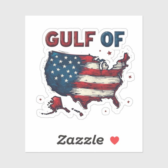 Gulf of America USA Map Trump USA Gulf of Mexico (Sheet)