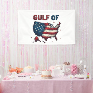 Gulf of America USA Map Trump USA Gulf of Mexico Banner