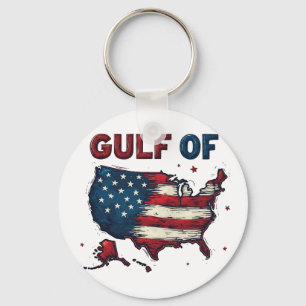 Gulf of America USA Map Trump USA Gulf of Mexico Key Ring
