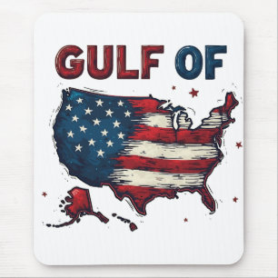 Gulf of America USA Map Trump USA Gulf of Mexico Mouse Mat