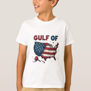 Gulf of America USA Map Trump USA Gulf of Mexico T-Shirt