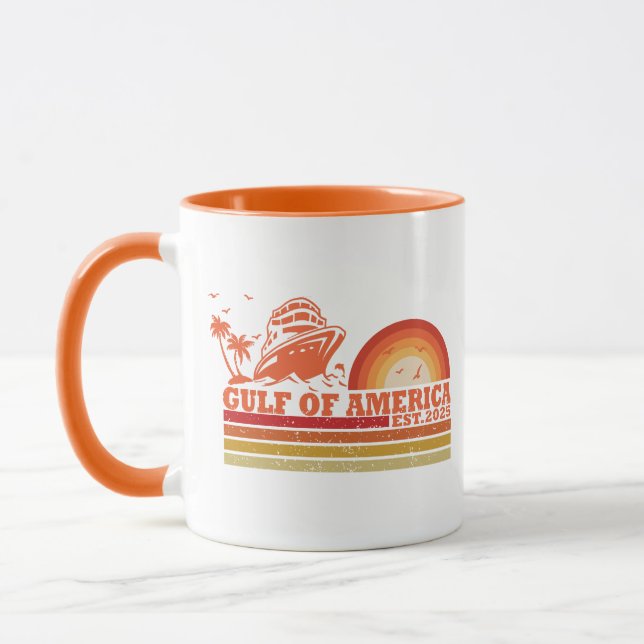 Gulf of America vintage American patriotic Mug (Left)