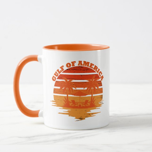 Gulf of America vintage American patriotic Mug (Left)
