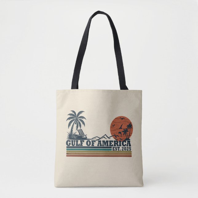 Gulf of America vintage patriotic design Tote Bag (Front)