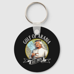 Gulf Of Arabia Est 2025 Funny Trump Vintage Key Ring