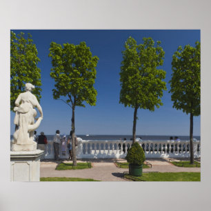 Gulf of Finland from the Monplaisir Villa Poster